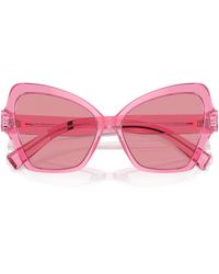Dolce & Gabbana - 56mm Butterfly Sunglasses - Lyst