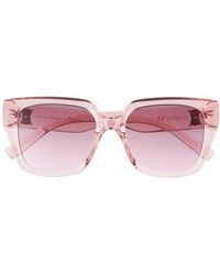 Le Specs - The Illusion 54Mm Gradient Square Sunglasses - Lyst