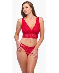 Cosabella - Carmela Curvy Plunge Bralette - Lyst