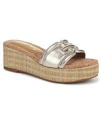 Sam Edelman - Pauleena Platform Wedge Slide Sandal - Lyst