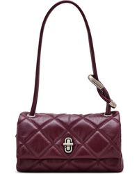 Marc Jacobs - The Mini Dual Chain Diamond Quilted Leather Shoulder Bag - Lyst