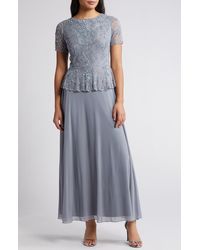 Pisarro Nights - Mock Two-piece Embellished Cocktail Dress - Lyst