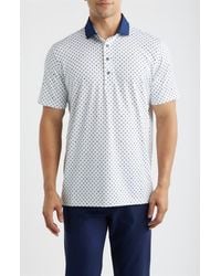 Greyson - G Squared Neat Logo Print Performance Golf Polo - Lyst