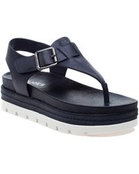 J/Slides Jslides Becky Platform Sandal in White | Lyst