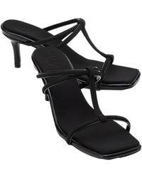 Prologue Shoes - Mocha Strap Heel Sandal - Lyst