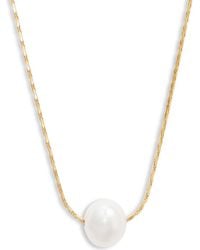 Nordstrom - Demi Fine Freshwater Pearl Pendant Necklace - Lyst