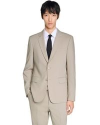 Sandro - Wool Suit Jacket - Lyst