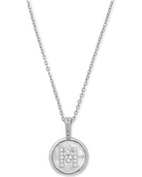 Melinda Maria - Baby Love Letters Initial Pendant Necklace - Lyst
