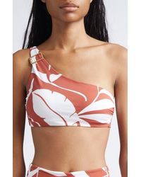 Max Mara - Argenta Beachwear One-Shoulder Bikini Top - Lyst