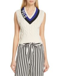 polo sweater vest womens