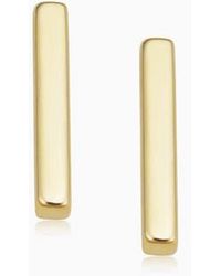 Oradina - 14K Pisa Bar Studs - Lyst