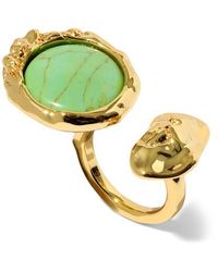 Alexis - Brut Reconstituted Coin Open Ring - Lyst