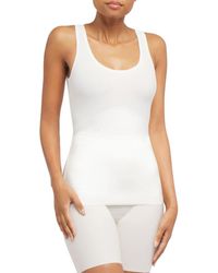 Spanx - Spanxshape Invisible Cotton Blend Tank - Lyst