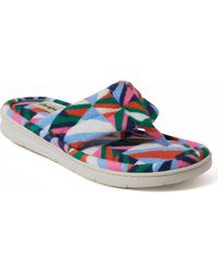 Dearfoams - Wrenley Terry Thong Flip Flop Slipper - Lyst