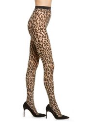 Wolford - Josey Leopard Tights - Lyst