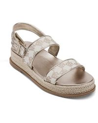 DKNY - Berris Slingback Platform Espadrille - Lyst
