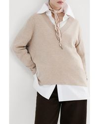 Mango - V-Neck Sweater - Lyst