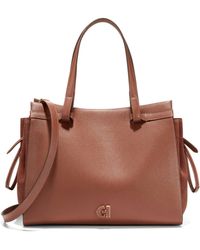 Cole Haan - Grand Ambition Leather Cinched Satchel Bag - Lyst
