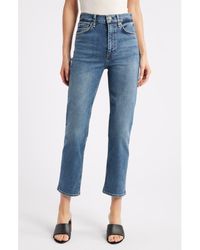 Rag & Bone - Flexi Wren High Waist Ankle Slim Straight Leg Jeans - Lyst