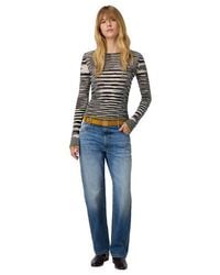Missoni - Crew Neck Sweater With Flame Pattern - Lyst