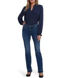NYDJ - Barbara Release Hem High Waist Bootcut Jeans - Lyst