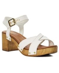 Dune - Judies Ankle Strap Platform Sandal - Lyst