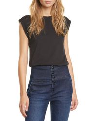 FRAME - Le High Rise Muscle Tee - Lyst