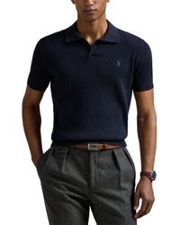 Polo Ralph Lauren - Johnny Collar Rib Cotton Polo Sweater - Lyst