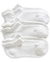 Zella - Assorted 3-pack Tab Ankle Socks - Lyst