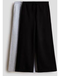 H&M - 2-Pack Brushed-Inside Joggers - Lyst