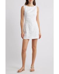 Lilly Pulitzer - Jules Floral Embroidery Skort Romper - Lyst