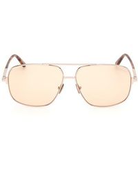 Tom Ford - Tex 62Mm Navigator Sunglasses - Lyst
