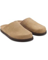 Mango - Suede Clog - Lyst