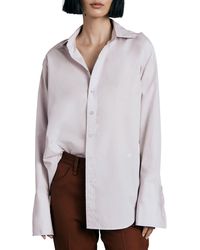 Rag & Bone - Diana Cotton Poplin Button-up Shirt - Lyst