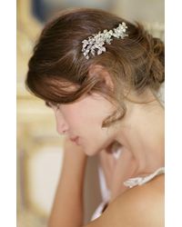Brides & Hairpins - Olivia Jeweled Hair Clip - Lyst