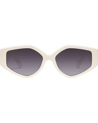 Quay - Hot Gossip 44mm Gradient Cat Eye Sunglasses - Lyst