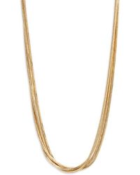 Nordstrom - Layered Snake Chain Necklace - Lyst