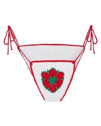 BrunnaCo - The Poppy Crochet Bikini Bottom - Lyst