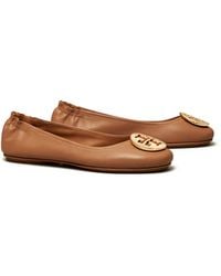 Tory Burch - Minnie Leather Ballet Flats - Lyst