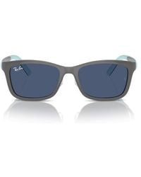 Ray-Ban - Kids' 49Mm Rectangular Optical Glasses & Clip-On Sunglasses - Lyst