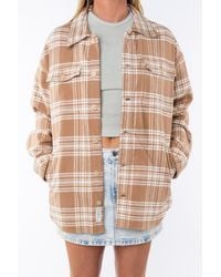 Ariko - Gender Inclusive Bucky Split Hem Shirt Jacket - Lyst