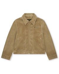 Fortela - Rhode Suede Leather Jacket - Lyst