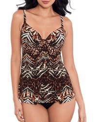 Miraclesuit - Miraclesuit Tigress Gala Underwire Tankini Top - Lyst
