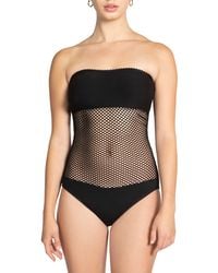 Robin Piccone - Pua Strapless One-piece Swimsuit - Lyst