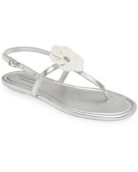 Stuart Weitzman - X Sandy Liang T-Strap Slingback Sandal - Lyst