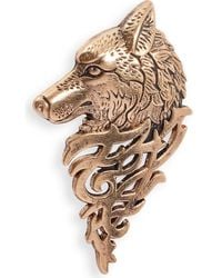 CLIFTON WILSON - Wolf Lapel Pin - Lyst