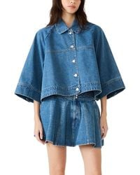 Steve Madden - Rhode Denim Swing Jacket - Lyst