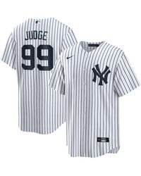 Nike - Derek Jeter White/navy New York Yankees 2020 Hall Of Fame Induction Home Replica Player Name Jersey At Nordstrom - Lyst
