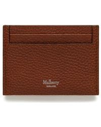 Mulberry - Foil-Stamped Leather Card Case - Lyst
