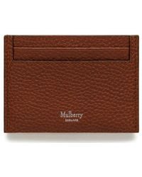 Mulberry - Foil-Stamped Leather Card Case - Lyst